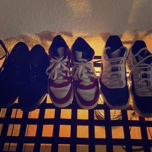 Nike,vans, and Jordan’s all size 6.5 and 7